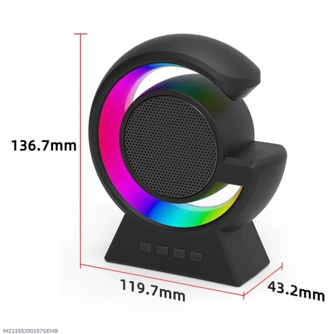 Touch Lamp Wireless Speaker RGB Light G-Shape Portable