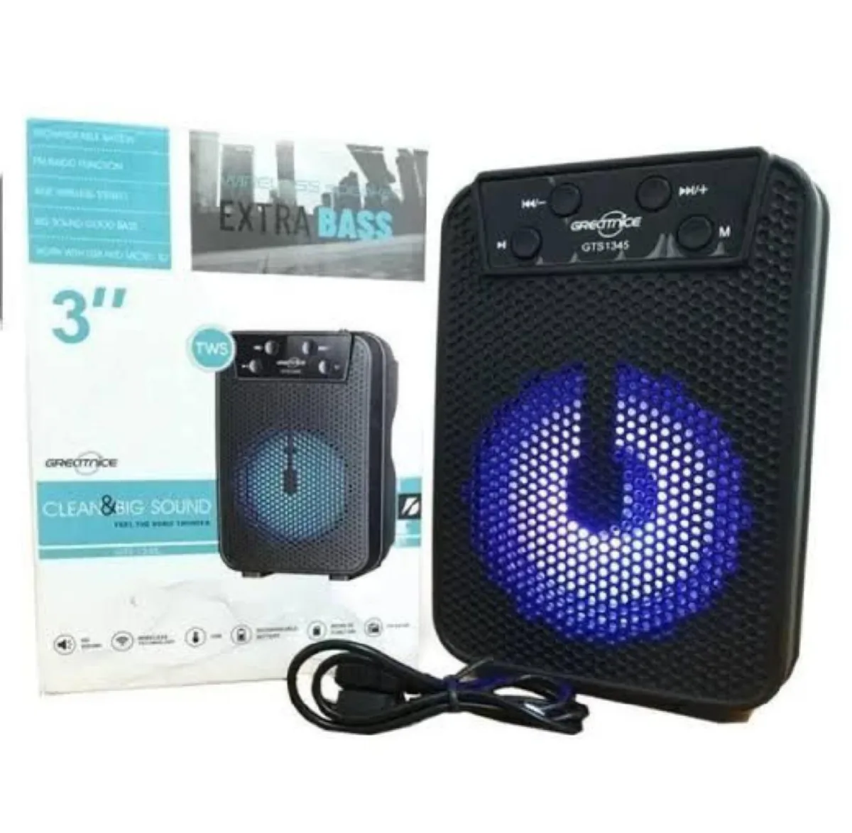 Rechargeable Bluetooth Speaker Compact 11W Portable