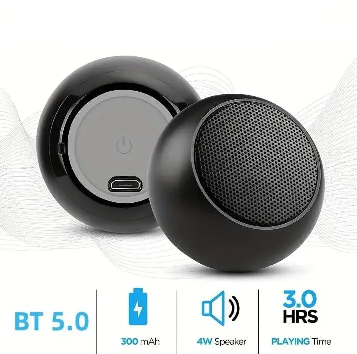 Wireless Bluetooth Speaker Portable Compact Audio Player