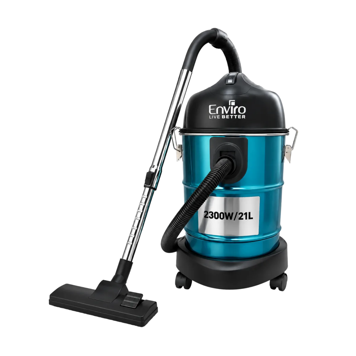 Enviro 3-in-1 Wet & Dry Vacuum Cleaner with Blower 2300W Heavy Duty 21L Stainless Steel EVC-2123-WD-1